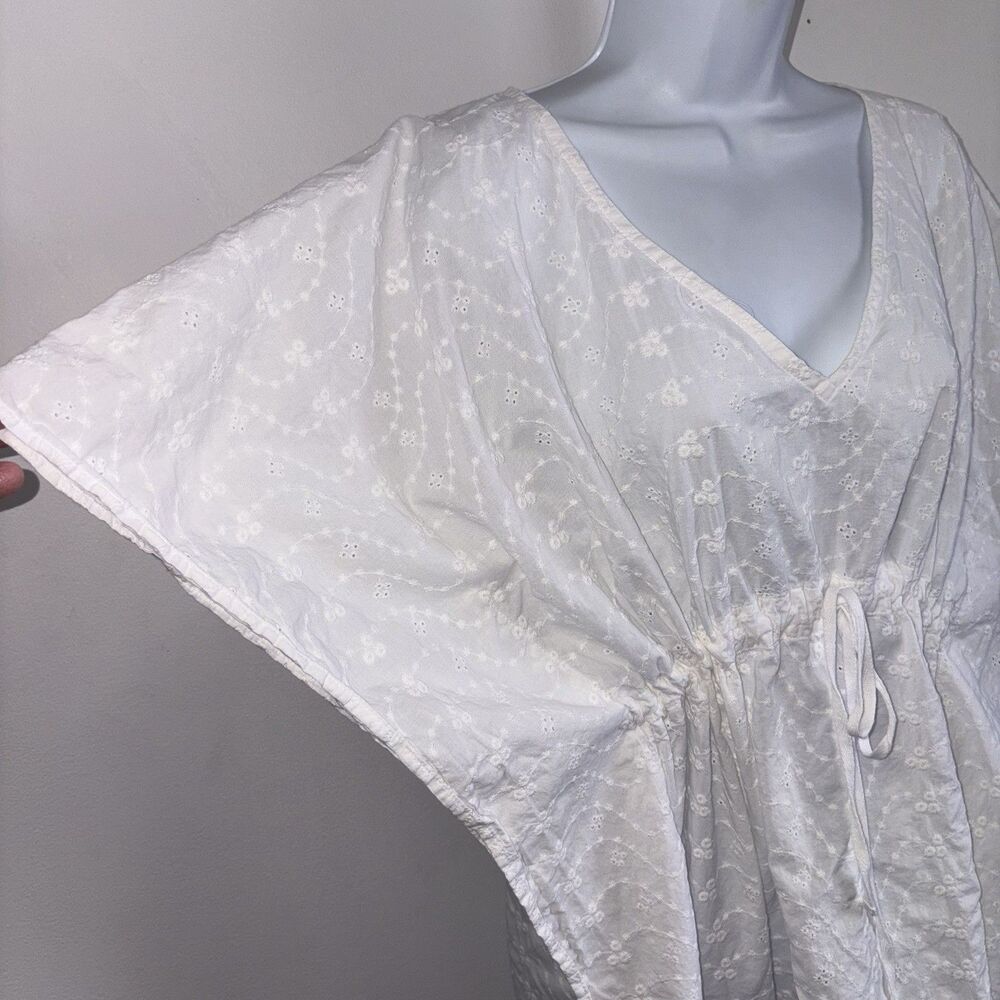 Ralph Lauren White Eyelet Drawstring Coverup Top … - image 8